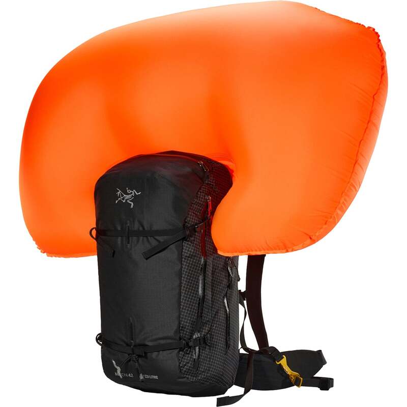 アークテリクス メンズ 御徒面子 うしろ側容器に並べる・背嚢 Arc\u0027teryx Micon LiTRIC 42L Airbag Pack Black 黒いこと
