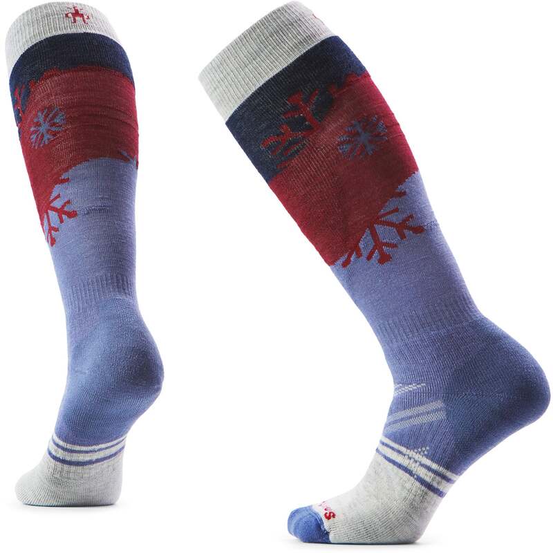 かっこ良い羊毛 レディース アンダーお召しもの ソックス Smartwool Ski Full Cushion Snowpocalypse OTC Socks - Women\u0027s Nightfall Blue 青色