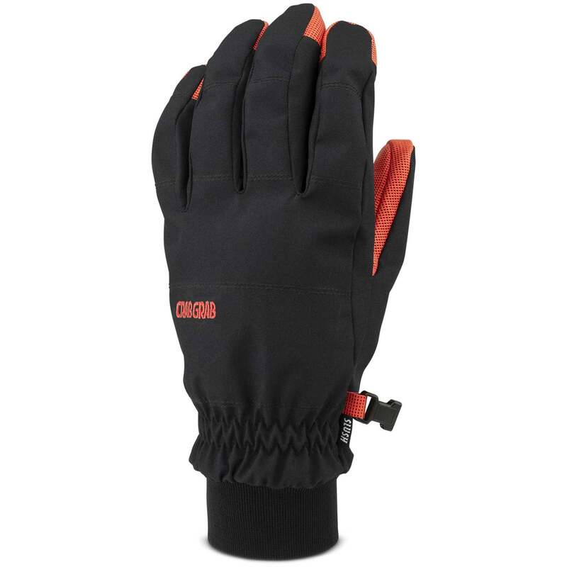 クラブ グラブ メンズ アクセサリー 手袋 Crab Grab Slush Gloves Black/Red ブラック｜ReVida 店