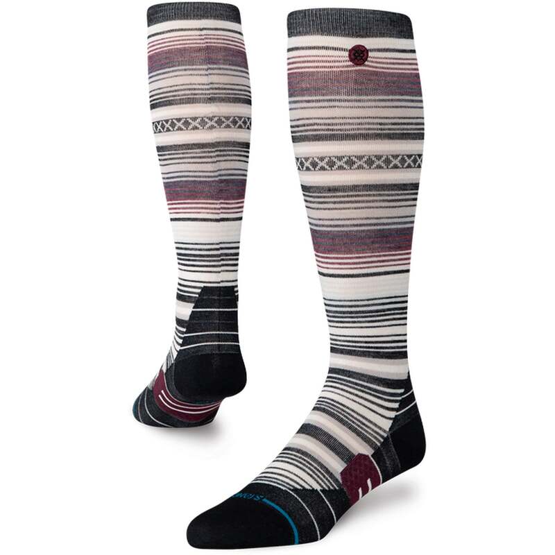 観点 メンズ アンダー御召しもの ソックス 羊毛 Stance Curren UL Wool Snow Socks Black 黒いこと