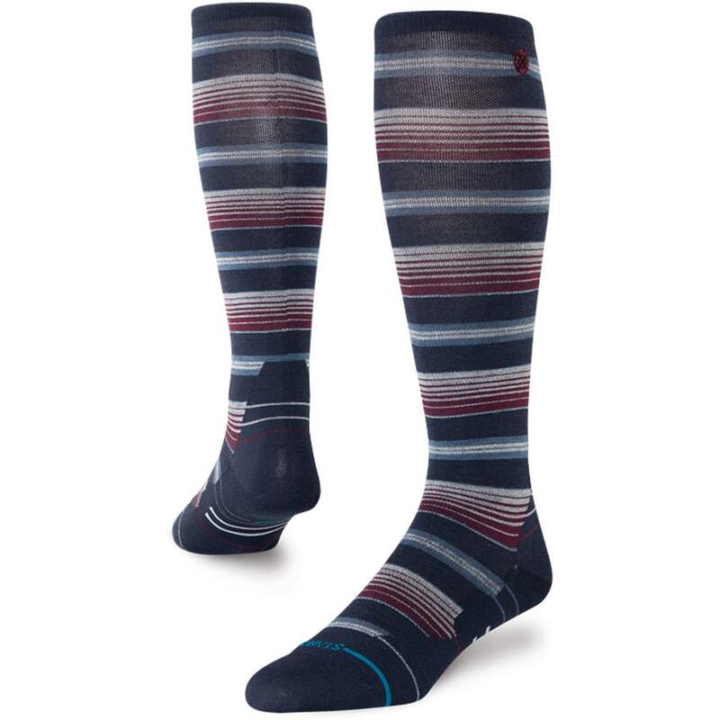 観点 メンズ アンダー御召しもの ソックス 羊毛 Stance Serape UL Wool Snow Socks Navy 米国海軍