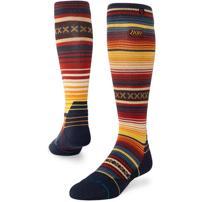 観点 メンズ アンダー御召しもの ソックス Stance Curren Parksnow Socks Navy 米国海軍
