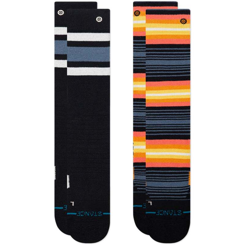 観点 メンズ アンダー御召しもの ソックス Stance Brong Mid Poly Snow Socks 2-Pack - Kids\u0027 Sea Blue 青碧