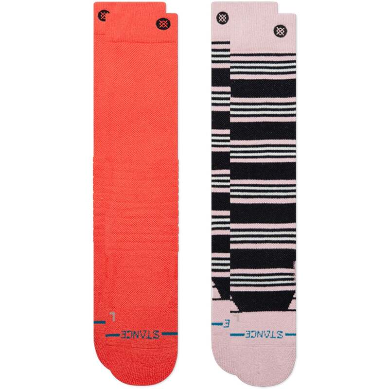 観点 レディース アンダー御召しもの ソックス スポーツジャケット Stance Trailblazer Snow Socks 2-Pack - Women\u0027s Coral コーラル