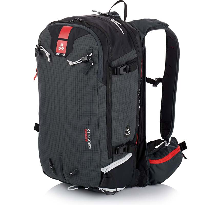 アルバ メンズ 御徒面子 うしろ側風呂敷き包み・背嚢 Arva Explore 30 Switch Airbag Black 黒いこと