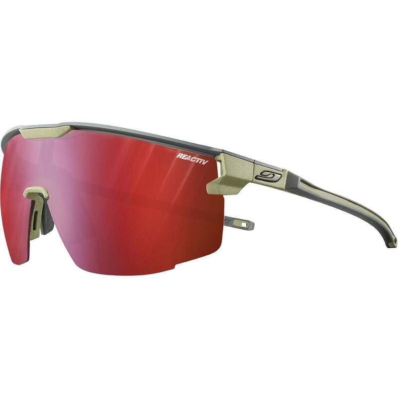 ジュルボ メンズ 付属物 サングラス・アイウェア Julbo Ultimate Reactiv Sunglasses Dark Gray/Army Green REACTIV 0-3 High Contrast 薄墨色