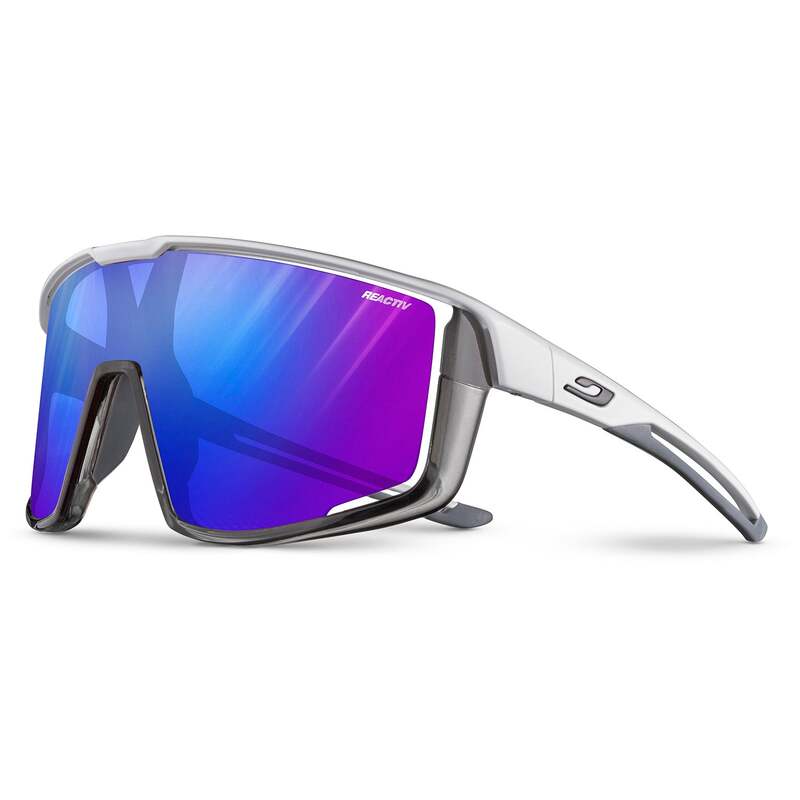ジュルボ メンズ 添え物 サングラス・アイウェア Julbo Fury Reactiv Sunglasses Matte White/Translucent Gray REACTIV 1-3 High Contrast 白いこと