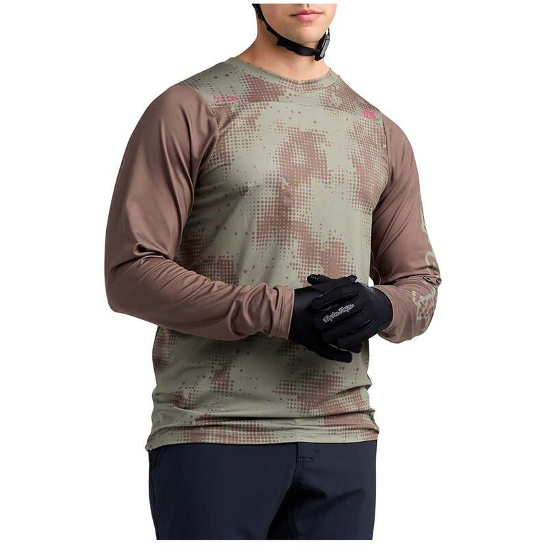 トロイリーデザイン メンズ トップス プルオーバー プルオーバー Troy Lee Designskyline Chill/S Jersey Scattered Olive オリーブ