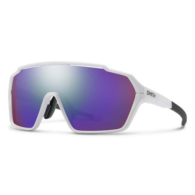 スミス メンズ 添え物 サングラス・アイウェア Smith Shift MAG Sunglasses White/ChromaPop Violet Mirror+Clear 白いこと
