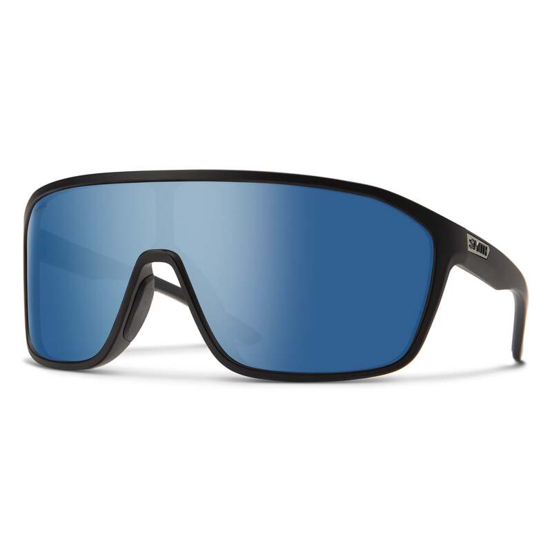 スミス メンズ 付属物 サングラス・アイウェア Smith Boomtown Sunglasses Matte Black/ChromaPopolarized Blue Mirror 黒いこと