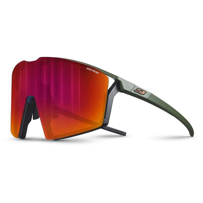 ジュルボ メンズ 付属物 サングラス・アイウェア Julbo Edge Sunglasses Matte Army Green/Black Spectron 3 + Spectron 0 黒いこと