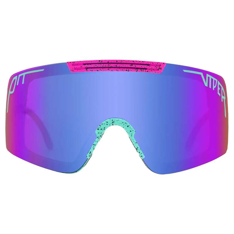 ピットバイパー メンズ 佩び物 サングラス・アイウェア Pit Viper The Synthesizer Sunglasses Artificial/Blue-Purple Mirror 青色