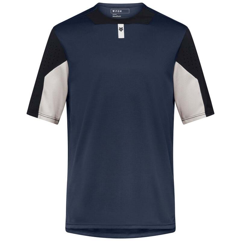 フォックスレーシング メンズ トップス ティーシャツ 半袖 プルオーバー Fox Racing Defend Short-Sleeve Jersey Dark Blue 青碧
