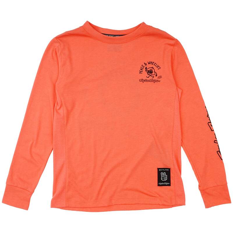 トロイリーデザイン メンズ トップス プルオーバー 長袖 Troy Lee Designskyline Ride Long-Sleeve Tee - Kids\u0027 P\u0026W Melon