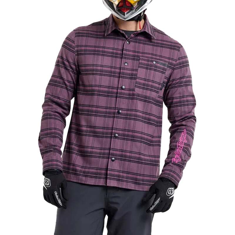トロイリーデザイン メンズ トップス プルオーバー Troy Lee Designs Grind Flannel YD Plaideepurp 読み合わせる