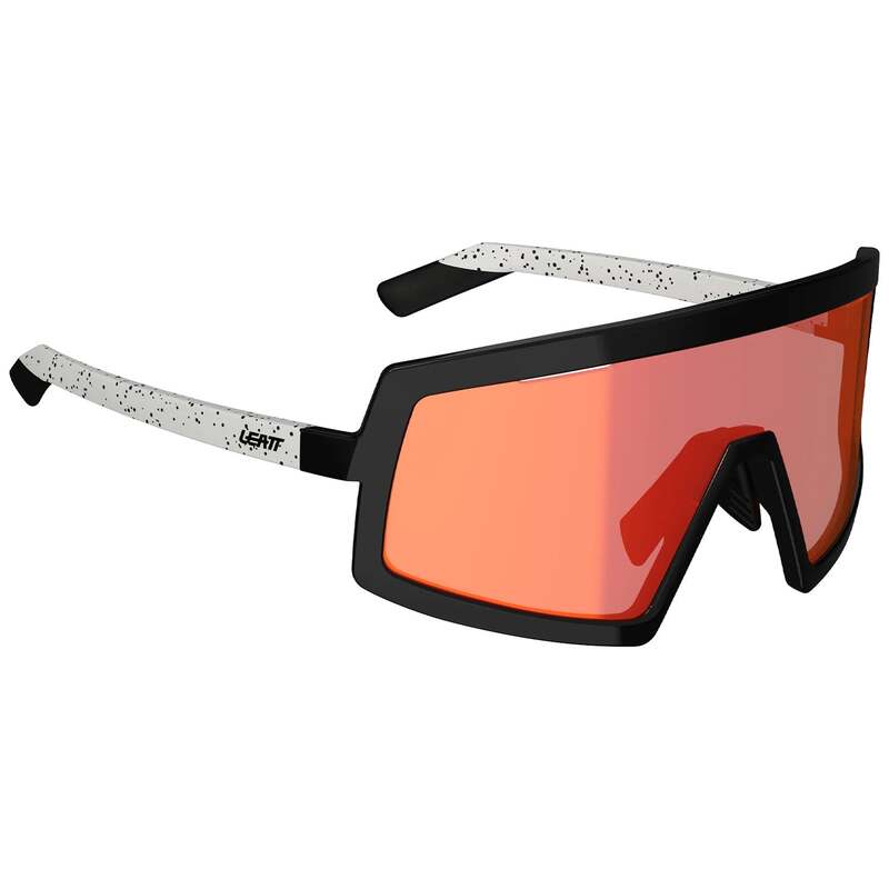 リアット メンズ 佩び物 サングラス・アイウェア Leatt MadViz One Sunglasses Black/White Iriz Red 白いこと