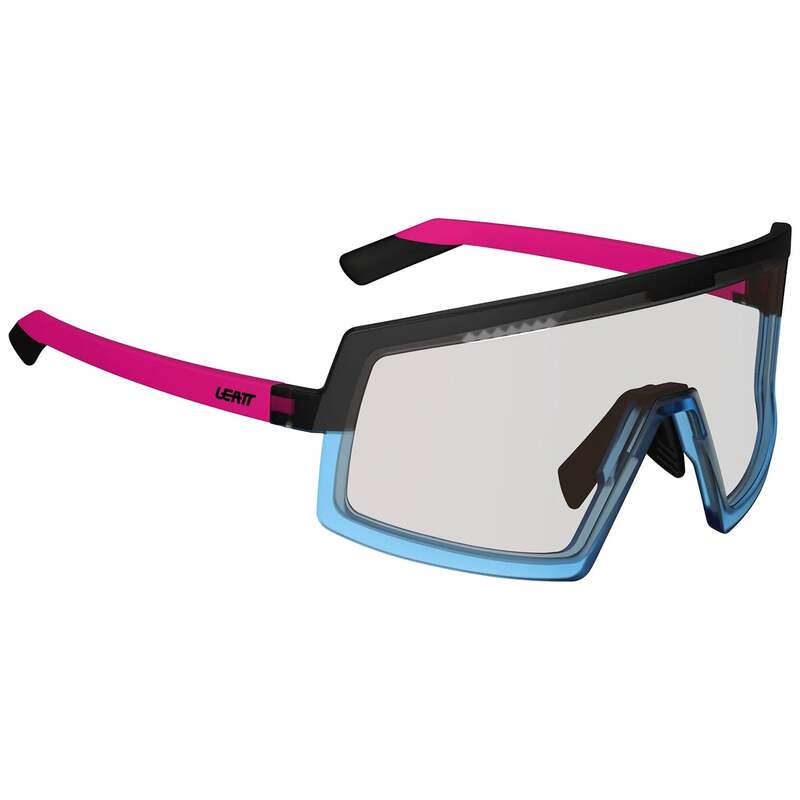 リアット メンズ 佩び物 サングラス・アイウェア Leatt MadViz One Sunglasses Blue/Pink Iriz Silver 青色