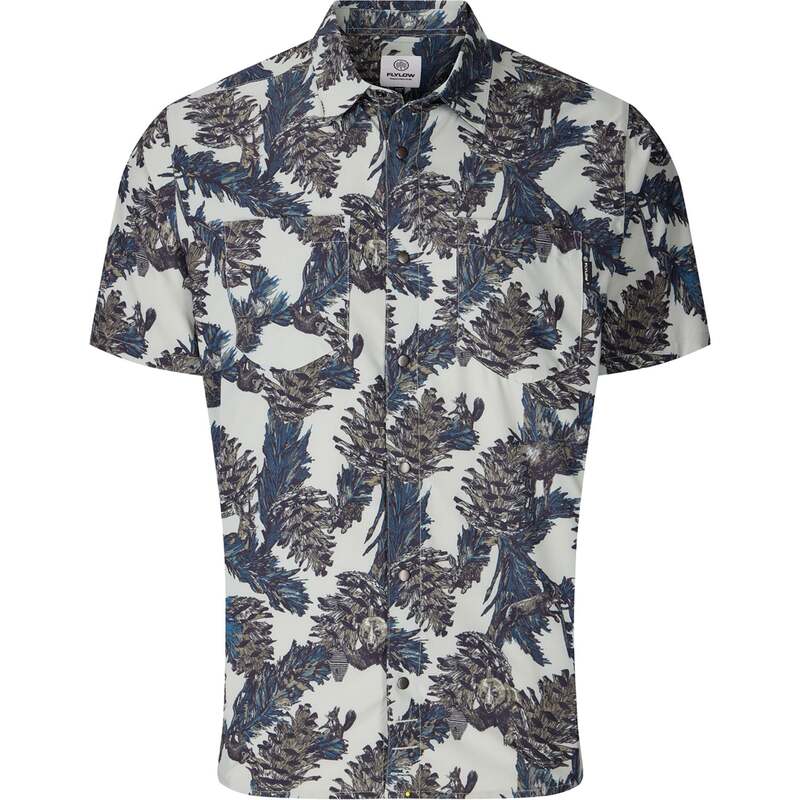 フライロー メンズ トップス プルオーバー Flylowesley Shirt Stone Pine Cone Party 石ころ