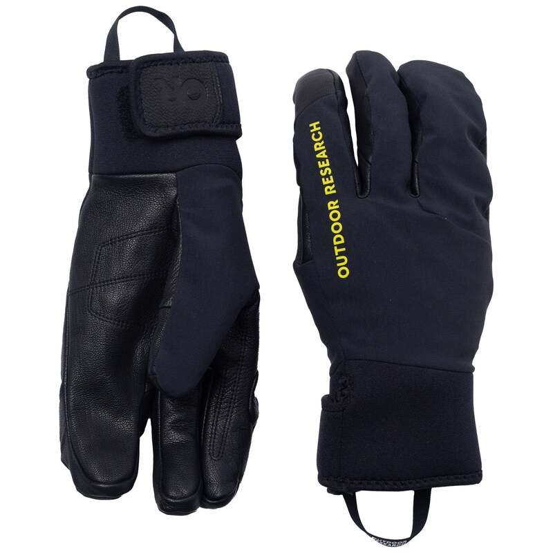 アウトドア問い合わせ メンズ 佩び物 グローブ 踵 Outdooresearch Freewheel MTB 4-Finger Bike Gloves Black 黒いこと