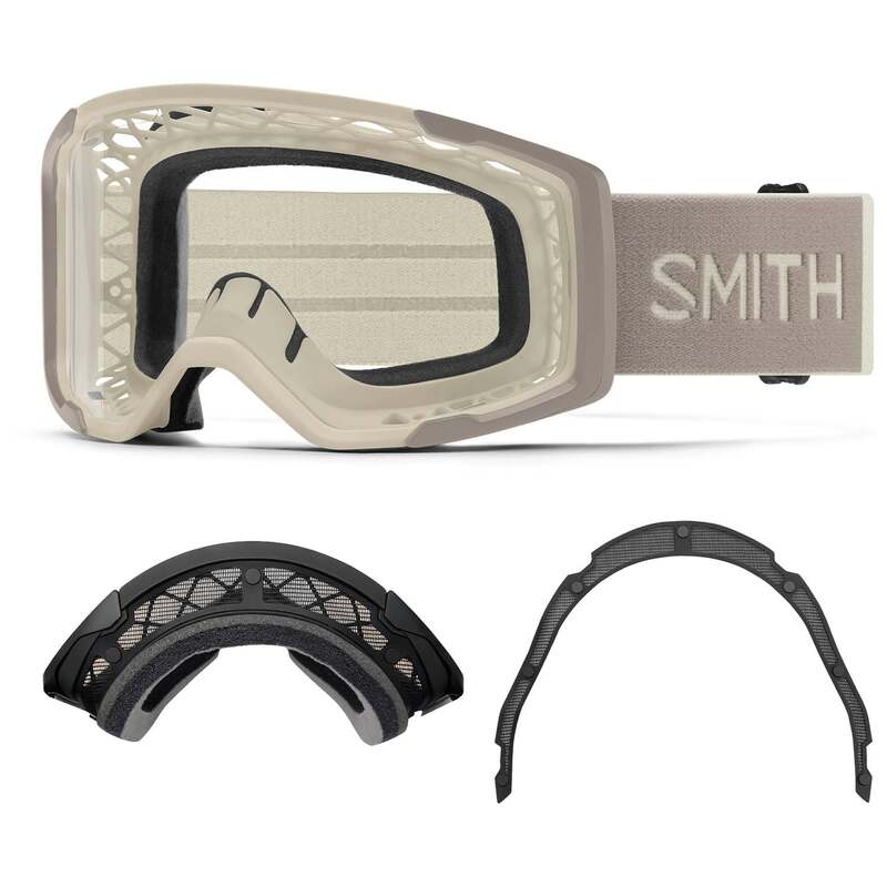 スミス メンズ 佩び物 サングラス・アイウェア Smith RhythmTB Goggles + Dirt Screen Chalk/Clear 車輪止め