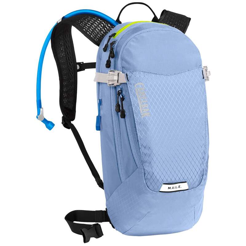 ケイムルバック レディース 御徒面子 うしろ側風呂敷き包み・背嚢 CamelBak M.U.L.E. 12 100薬局衡オンス Hydration Pack - Women\u0027serenity Blue 青色
