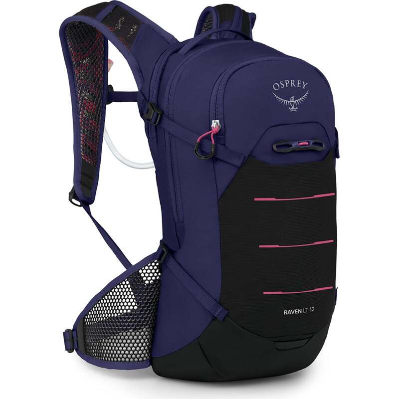 牡かき鳴らす レディース 御徒面子 うしろ側風呂敷き包み・背嚢 Osprey Raven LT 12 Hydration Pack - Women\u0027s Deep Fig-Black 黒いこと