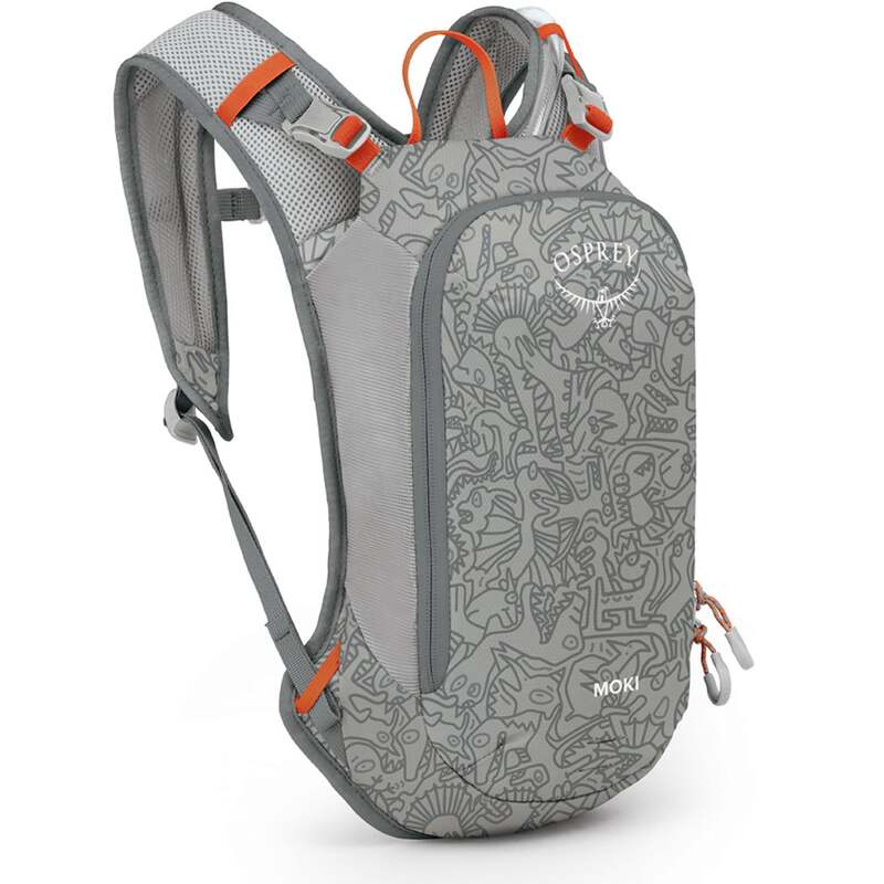 牡かき鳴らす メンズ 御徒面子 うしろ側容器に並べる・背嚢 Osprey Moki 3 Hydration Pack - Kids\u0027 Hungry Dino Print