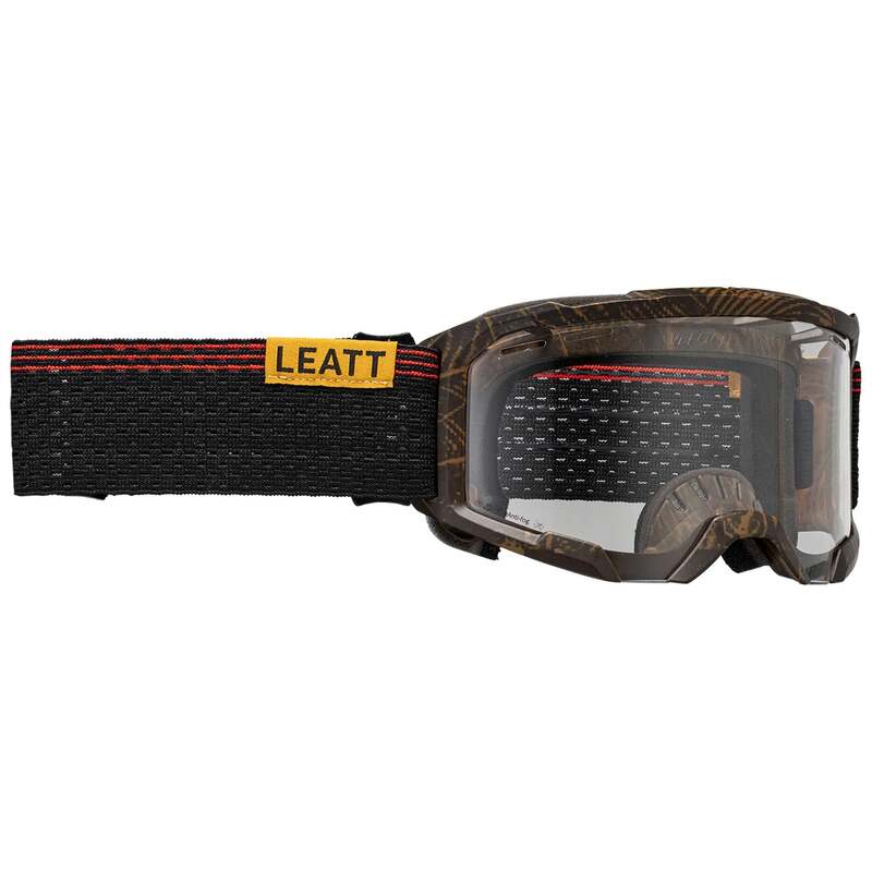 リアット メンズ 佩び物 サングラス・アイウェア Leatt Velocity 4.0 MTB X-Flow Goggles Timber Brown Clear 赤銅色