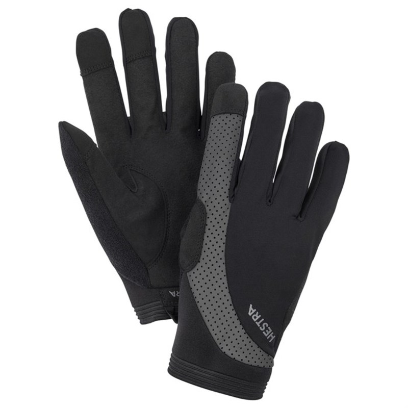 国内最安値 ヘストラ メンズ 手袋 アクセサリー Hestra Apex Reflective Long Bike Gloves Black 売れ筋 Www Consulacam Marseille Fr
