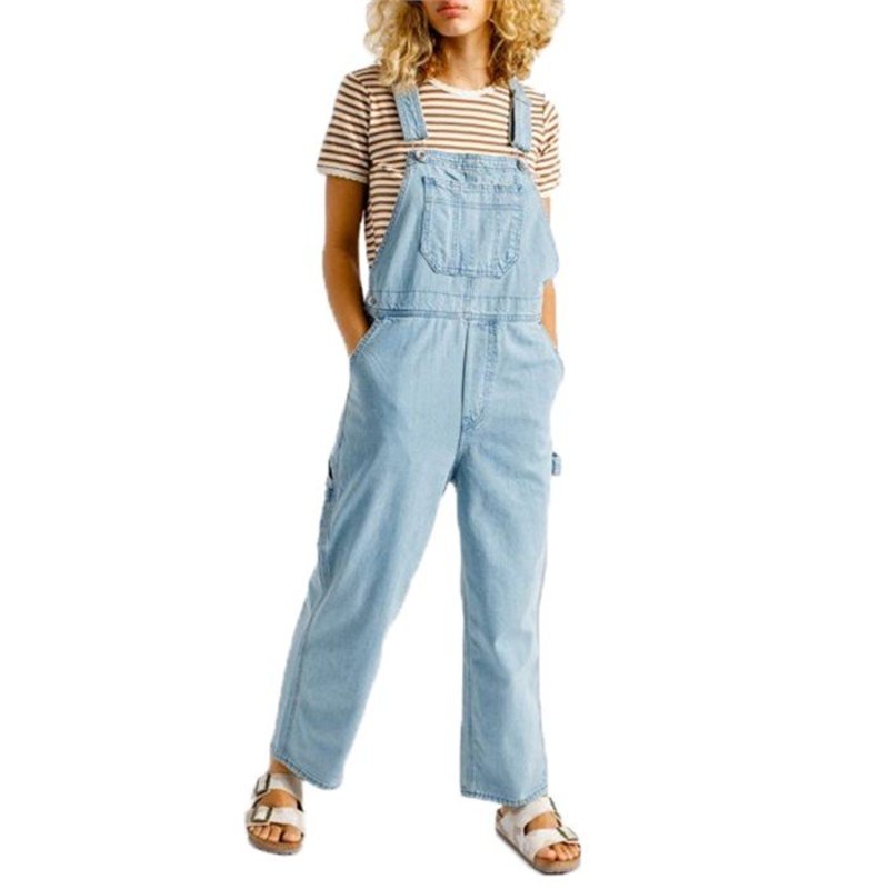 再値下げ ブリクストン レディース カジュアルパンツ ボトムス Brixton Christina Crop Overalls Women S Faded Indigo 春バーゲン 特別送料無料 ボトムス パンツ Plus Cusica Com