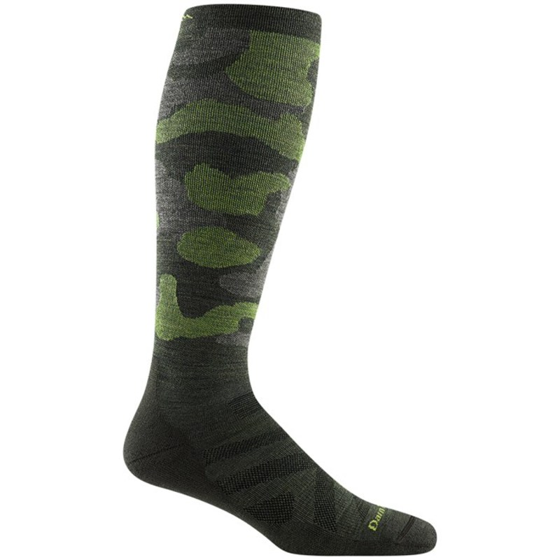 人気ブランドを ダーンタフ メンズ 靴下 アンダーウェア Darn Tough Camo Over The Calf Cushion Socks Forest 高級感 Neostudio Ge