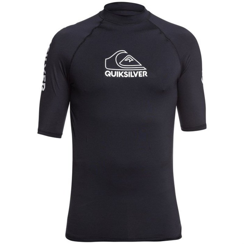 全品送料無料 楽天市場 クイックシルバー メンズ トップのみ 水着 Quiksilver On Tour Short Sleeve Surf Tee Black Revida 楽天市場店 格安即決 Filmfederation In