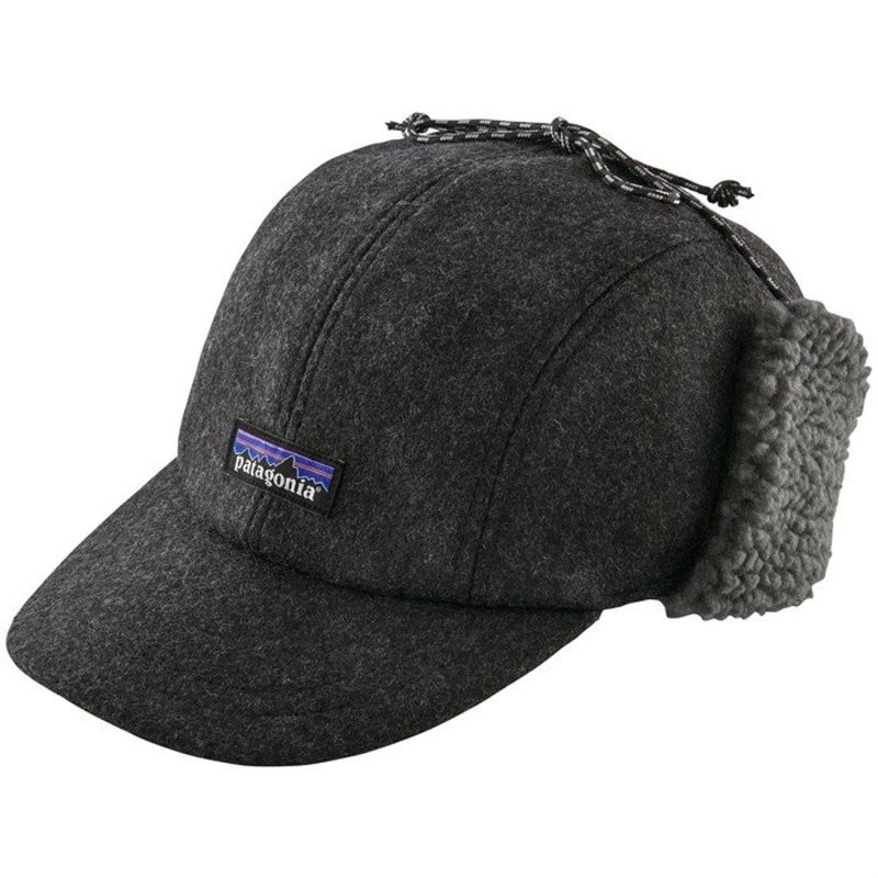 日本最大級 パタゴニア メンズ 帽子 アクセサリー Patagonia Recycled Wool Ear Flap Cap Forge Grey 気質アップ Www Nripost Com