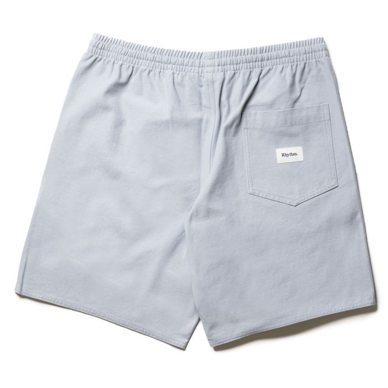 循環 メンズ 非公式ズボン下 ボトムス Rhythm Box Jam Shorts Stone Blue 送料無料 サイズ換え物無料 リズム メンズ ボトムス カジュアルパンツ Stone Blue Ficap Fr