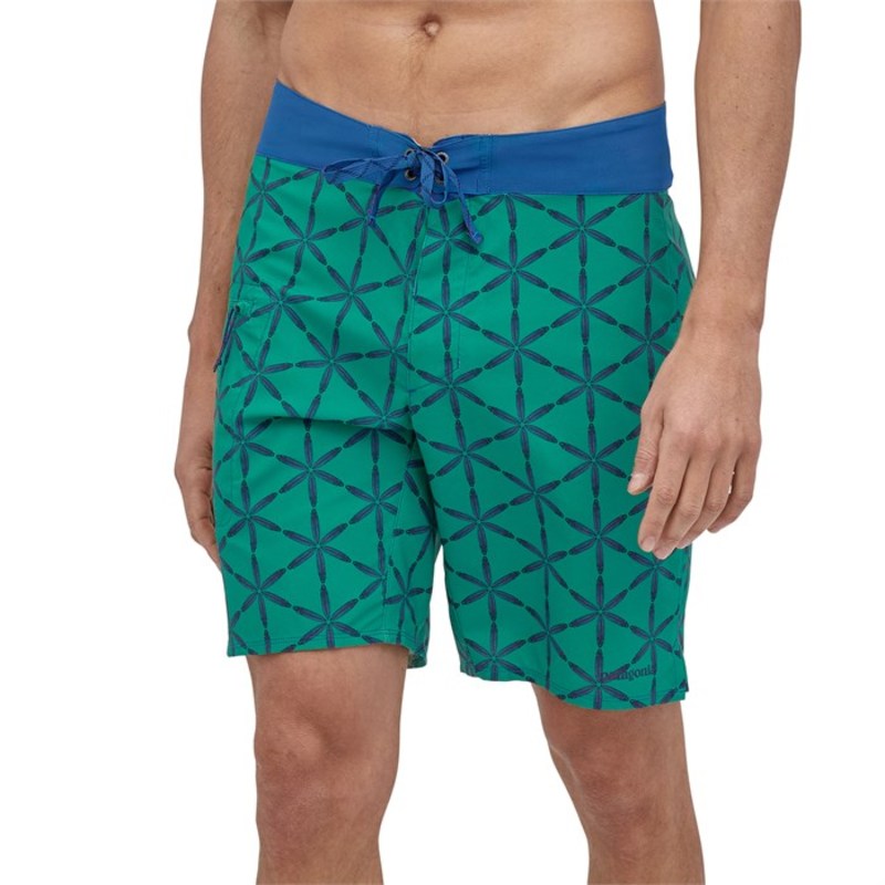 パタゴニア メンズ ハーフパンツ ショーツ 水着 Patagonia Stretch Planing 19 Boardshorts Fish Hex Eelgrass Green Alittlepeaceofmind Co Uk