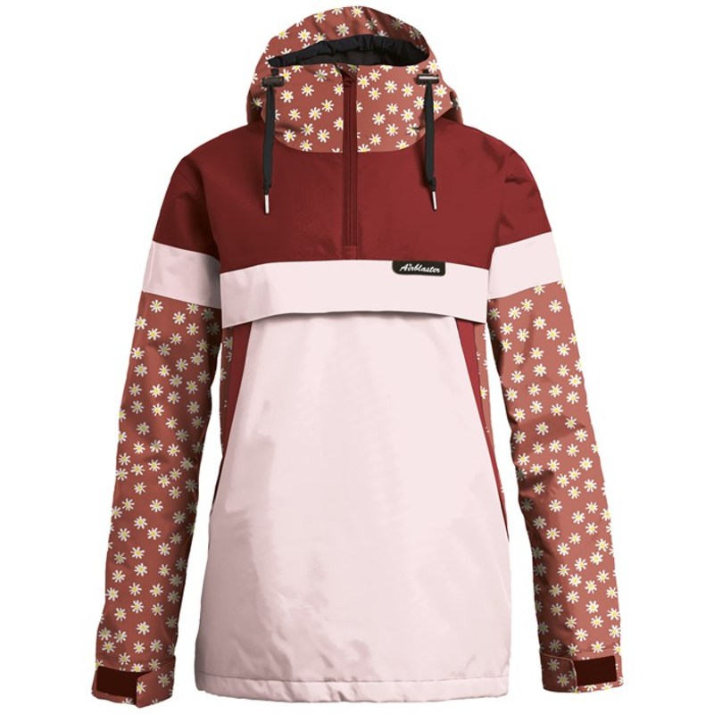 エアブラスター レディース ウインドブレーカー ウインドブレーカー アウター Airblaster Lady Trenchover Jacket Women S Rust Daisy Blush Casonalospinos Cl