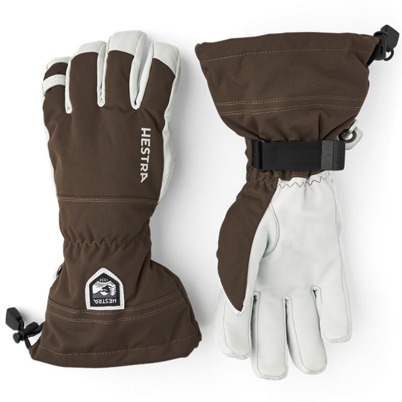 35％OFF】 ヘストラ メンズ 手袋 アクセサリー Hestra Army Leather Heli Ski 5-Finger Gloves  Espresso fucoa.cl