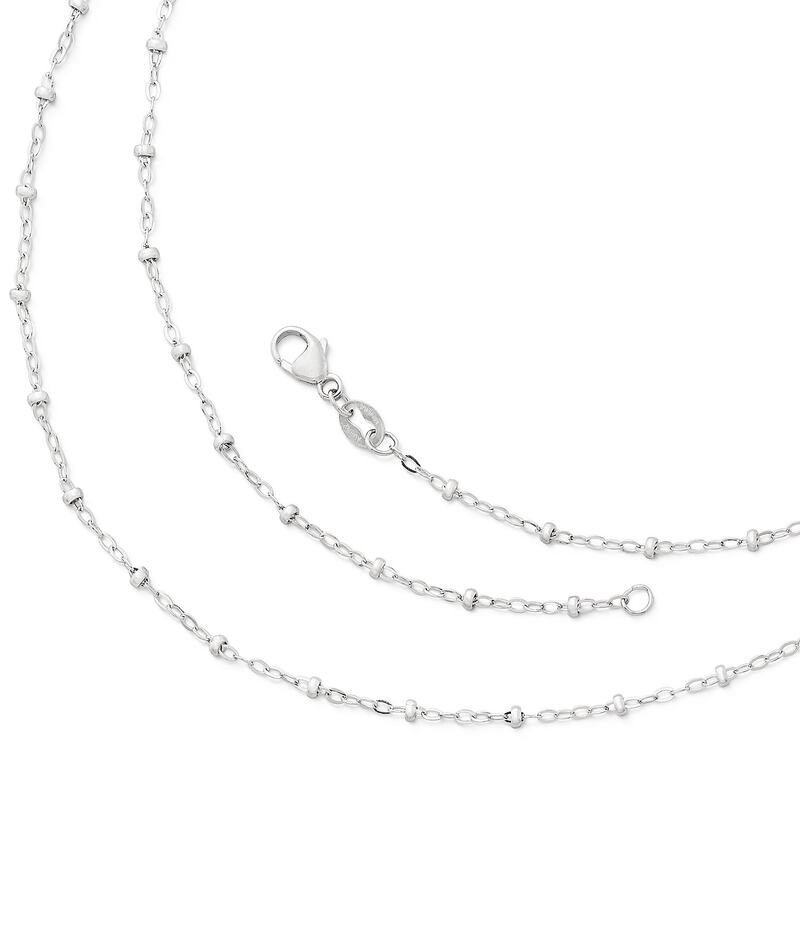 ジェームズ エイヴリー レディース アクセサリー ネックレス・チョーカー レース James Avery Forged Beaded Chain Necklace Sterling Silver シルバー