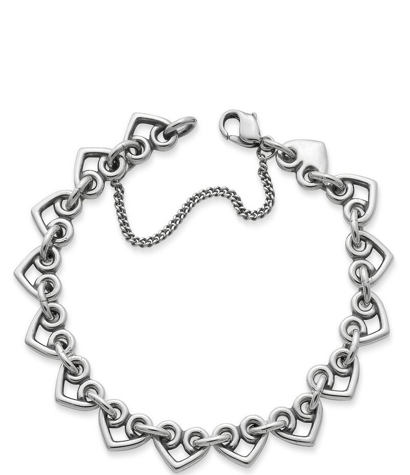 ジェームズ エイヴリー レディース アクセサリー ブレスレット・バングル・アンクレット James Avery Heart Link Charm Bracelet Silver シルバー|ReVida 店
