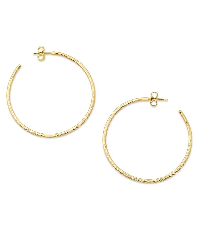 ジェームズ エイヴリー レディース アクセサリー ピアス・イヤリング James Avery Classic 14K Gold Hammered Hoop Earrings Large 14K Gold ゴールド