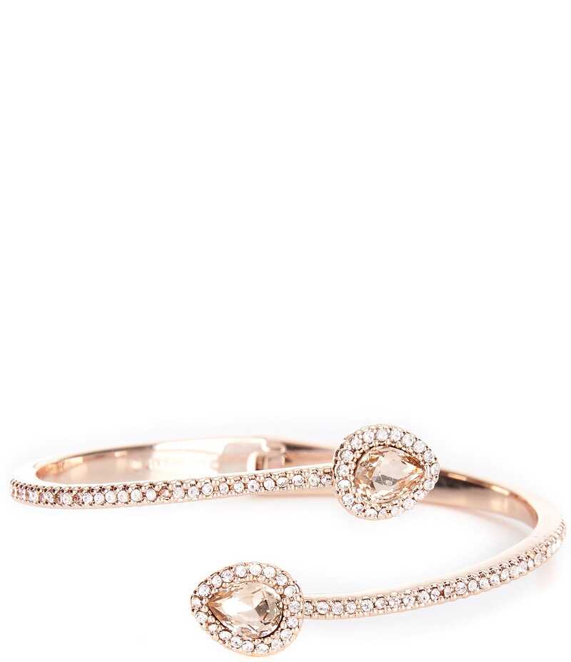 ジバンシー レディース アクセサリー ブレスレット・バングル・アンクレット Givenchy Pear Bypass Crystal Cuff Bracelet Rose Gold ゴールド