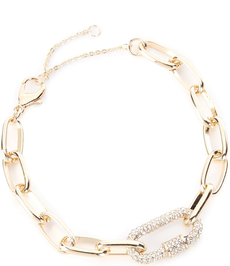 アンナ&アヴァ レディース アクセサリー ブレスレット・バングル・アンクレット Anna & Ava Pave Link Line Bracelet Gold ゴールド