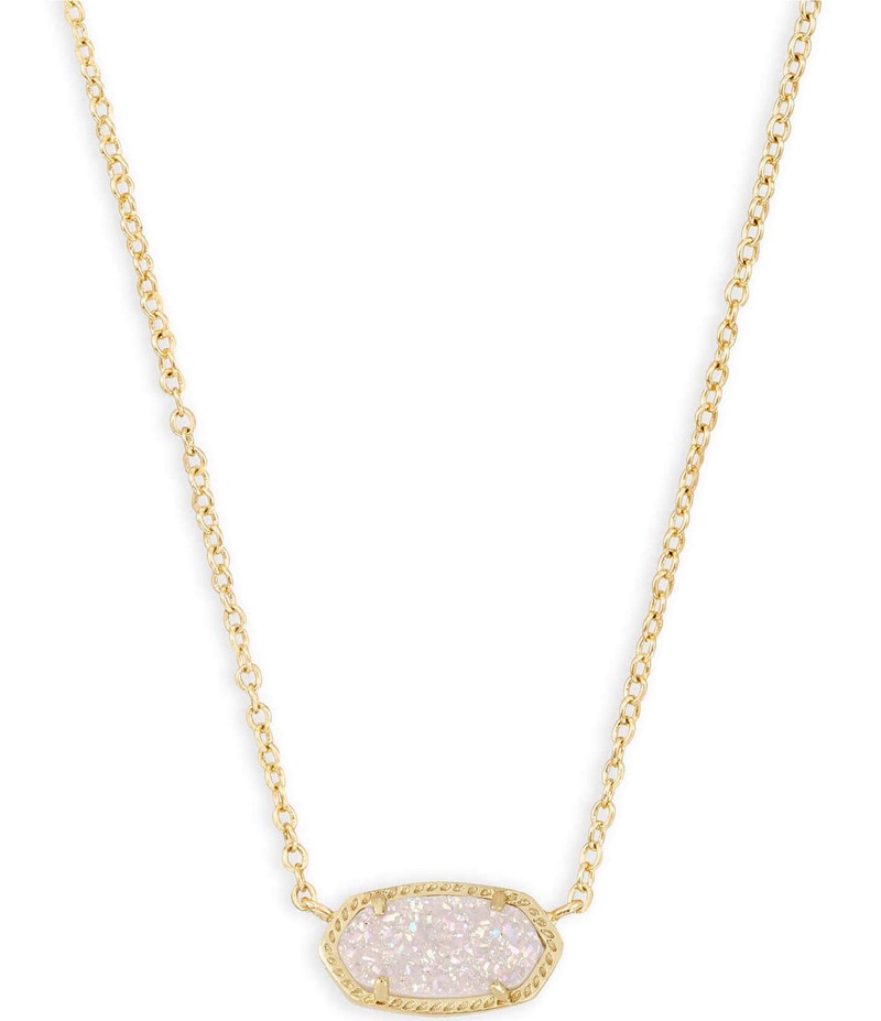 ケンドラスコット レディース アクセサリー ネックレス・チョーカー レース Kendra Scott Elisa Drusy Pendant Necklace 14k Gold/Iridecent Drusy ゴールド｜ReVida 店