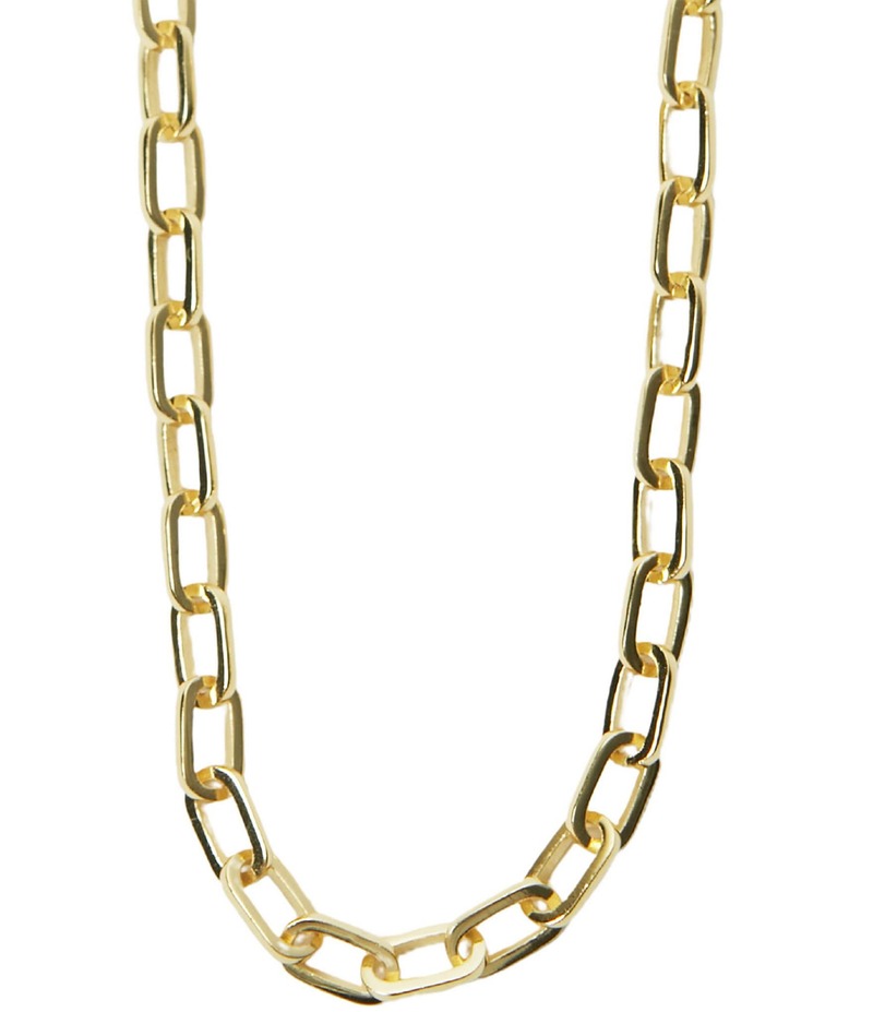 アルジェントヴィーヴォ レディース アクセサリー ネックレス・チョーカー レース Argento Vivo Link Sterling Silver Chain Necklace Gold ゴールド