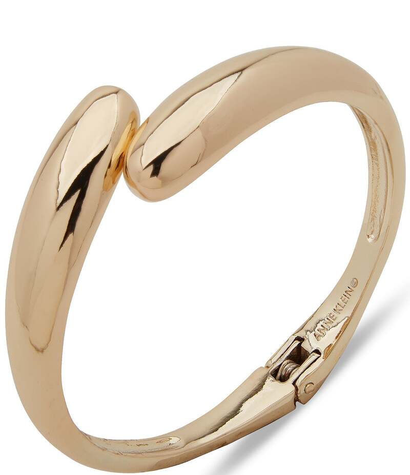 アンクライン レディース アクセサリー ブレスレット・バングル・アンクレット Anne Klein Hinge Bangle Bracelet Gold ゴールド 10,514円