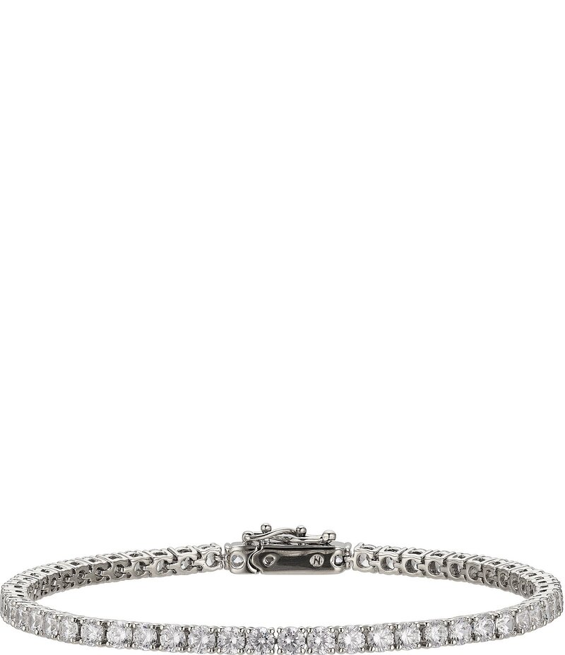 ナディール レディース アクセサリー ブレスレット・バングル・アンクレット Nadri 3mm CZ Tennis Crystal Line Bracelet Silver シルバー|ReVida 店