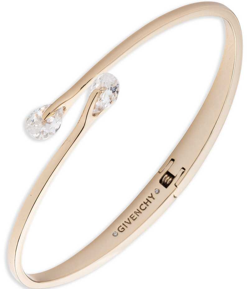 ジバンシー レディース アクセサリー ブレスレット・バングル・アンクレット Givenchy Crystal Bypass Cuff Bracelet Gold/Crystal ゴールド