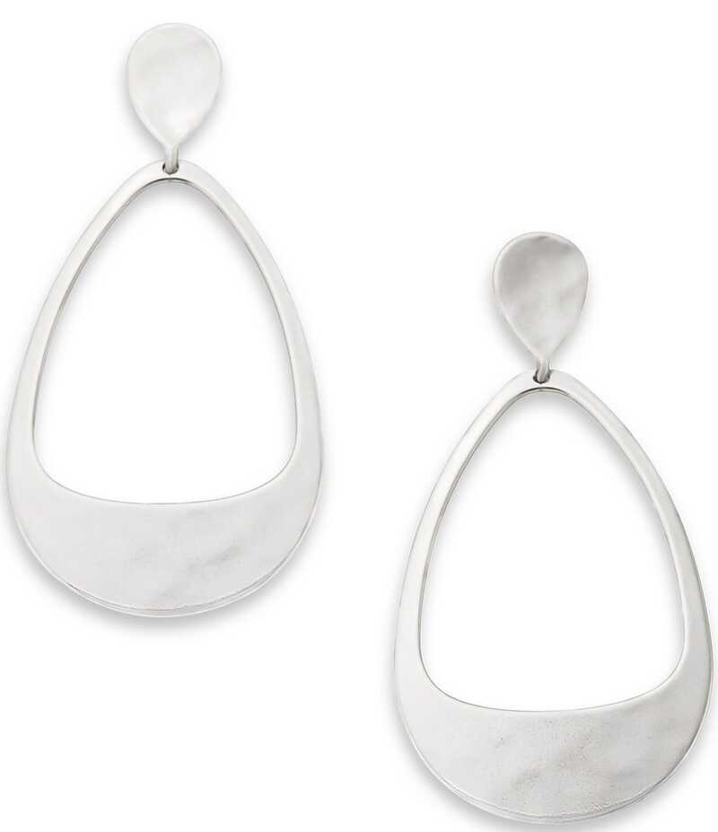 ジェームズ エイヴリー レディース アクセサリー ピアス・イヤリング James Avery Hammered Open Drop Earrings Sterling Silver シルバー｜ReVida 店