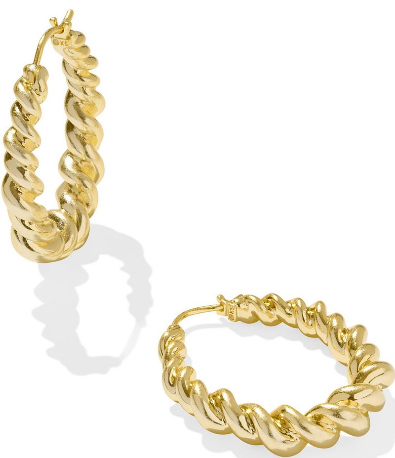 ケンドラスコット レディース アクセサリー ピアス・イヤリング Kendra Scott Haisley Hoop Earrings Gold ゴールド|ReVida 店