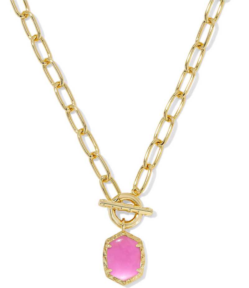 ケンドラスコット レディース アクセサリー ネックレス・チョーカー レース Kendra Scott Daphne Link & Chain Collar Short Pendant Necklace Gold Azalea Illusion ゴールド|ReVida 店